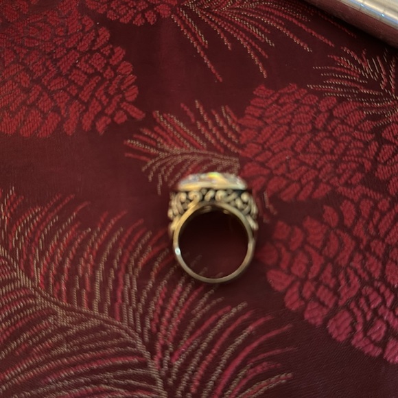 Cocktail Ring gold tone made in Thailand - Picture 7 of 7